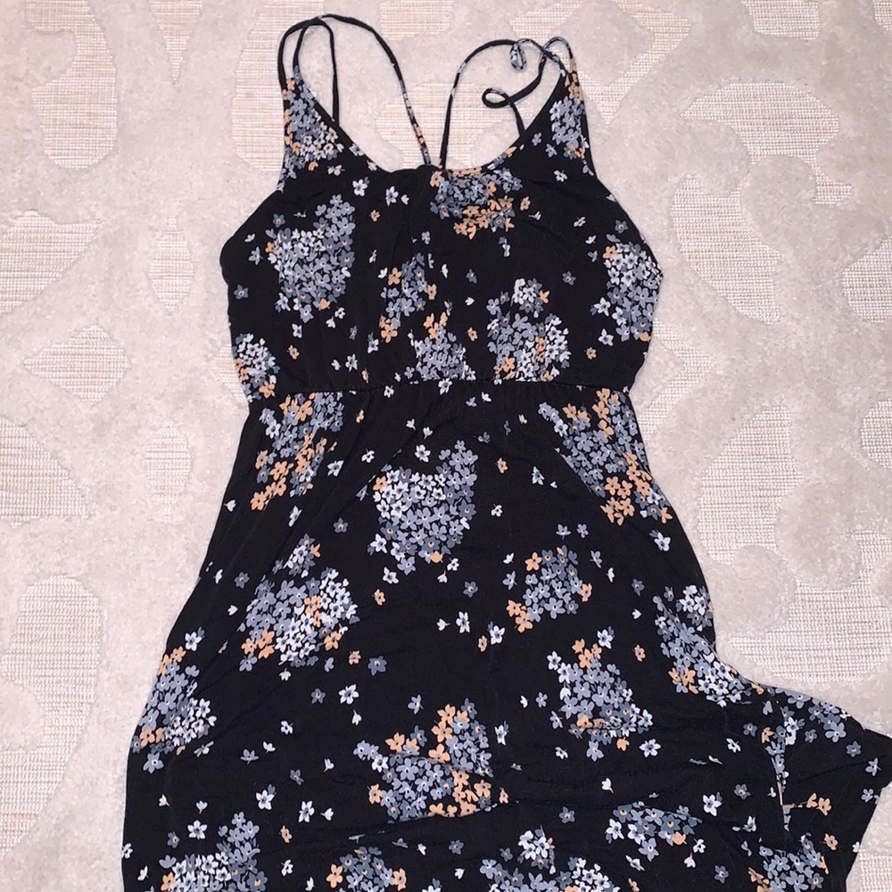 LOFT floral maxi dress